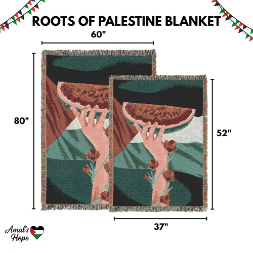 Roots Of Palestine Blanket